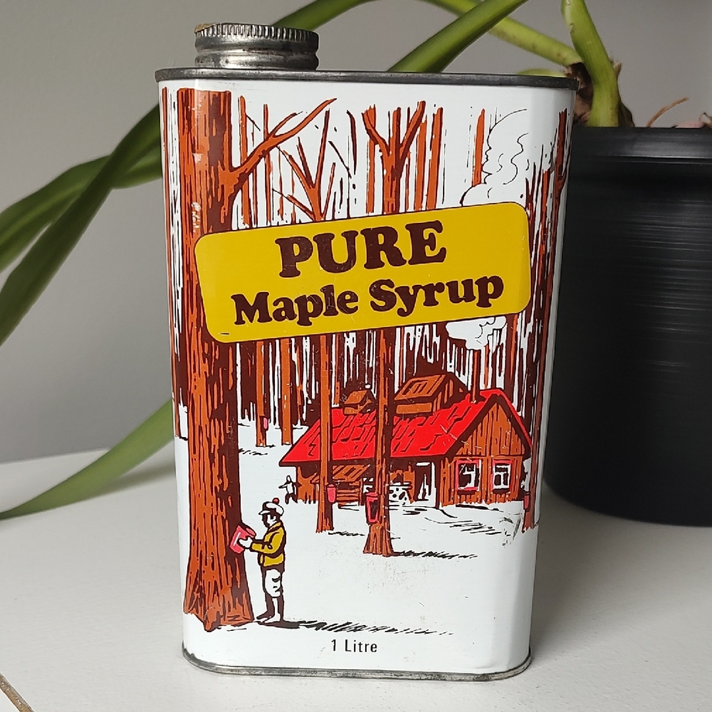 Vintage Maple Syrup Tin - Product Of Canada